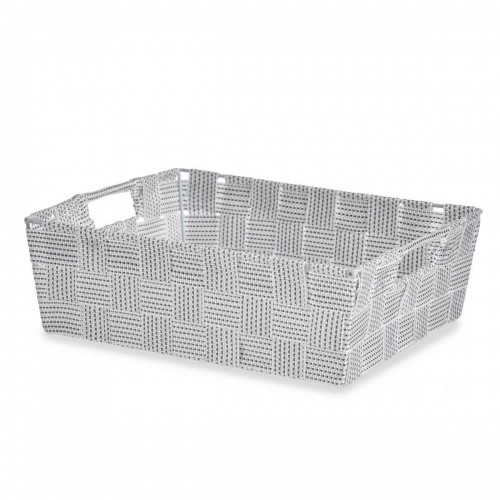 Multi-purpose basket White Cloth 3 L 23 x 8 x 27 cm (48 Units) image 3