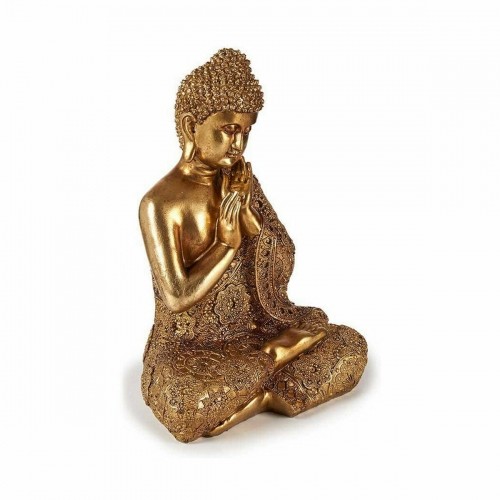 Gift Decor Dekoratīvās figūriņas Buda Sēžu Bronza 17 x 33 x 23 cm (4 gb.) image 3