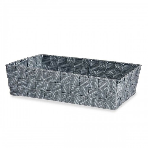 Multi-purpose basket Grey Cloth 3,8 L 34 x 8,5 x 21 cm (18 Units) image 3