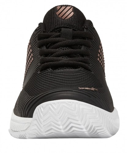 Tennis shoes for women K-SWISS HYPERCOURT EXPRESS 2 HB 072 black/white/rose gold UK7/41EU image 3