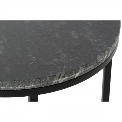 Set of 2 tables DKD Home Decor Black 46 x 46 x 58 cm image 3