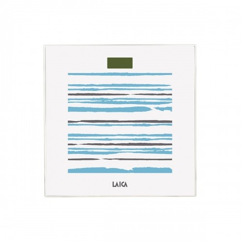 Digitālie vannas istabas svari LAICA PS1074 Balts Strīpains Daudzkrāsains Rūdīts stikls 150 kg image 3