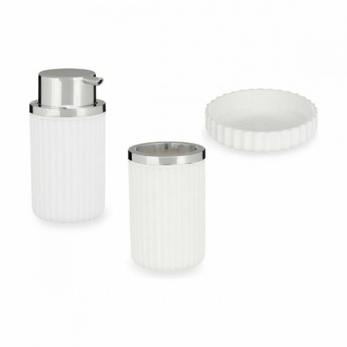 Bath Set White Plastic (12 Units) image 3