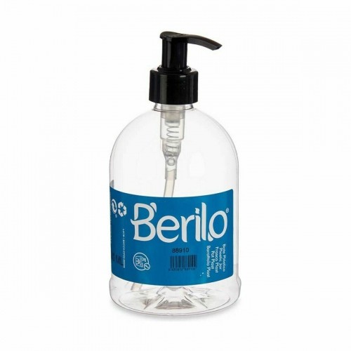 Berilo Дозатор мыла Чёрный Прозрачный Пластик 500 ml (12 штук) image 3