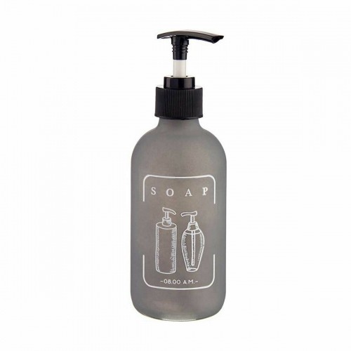 Soap Dispenser Grey Glass polypropylene 250 ml (24 Units) image 3