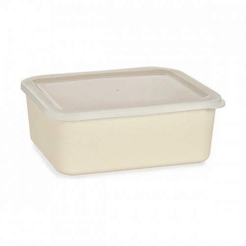 Storage Box with Lid Yellow 17 x 8 x 23,5 cm (6 Units) image 3