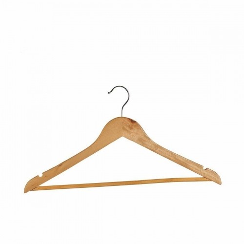 Kipit Apģērbu pakaramo komplekts Dabīgi brūns Koks 45.5 x 21,5 x 1 cm (4 gb.) image 3