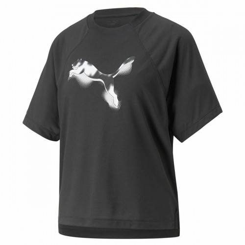 Women’s Short Sleeve T-Shirt Puma Modernoversi Black image 3