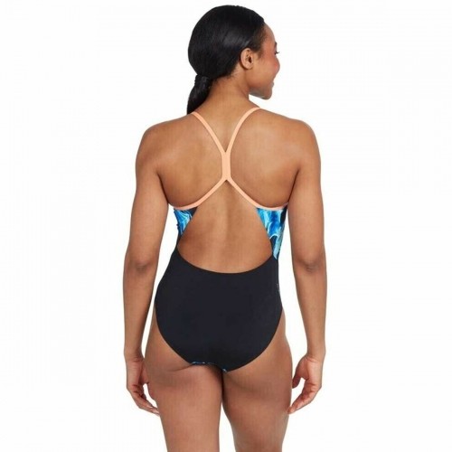 Women’s Bathing Costume Zoggs Sprintback Black image 3