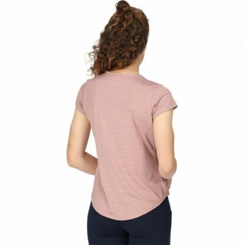 Women’s Short Sleeve T-Shirt Regatta Limonite VI Dusky Moutain Salmon image 3