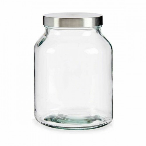 Jar Silver Stainless steel 3 L 16 x 21,5 x 16 cm (8 Units) image 3