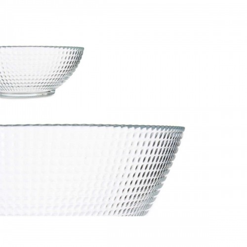 Set of bowls Generation Transparent Glass (4 Units) image 3