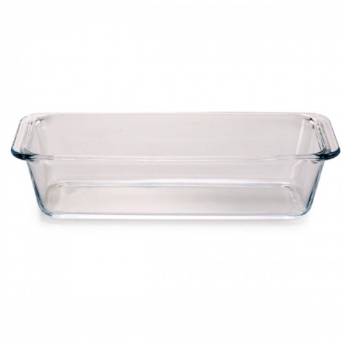 Baking tray Borcam Transparent Borosilicate Glass Sponge cake With handles (12 Units) image 3
