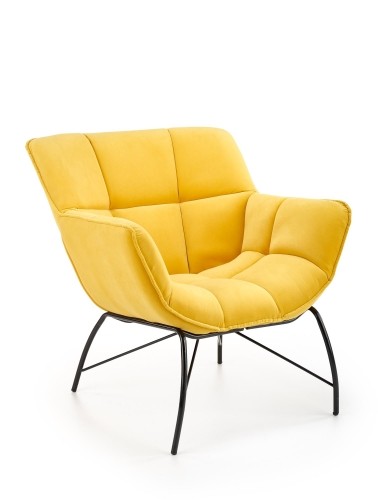Halmar BELTON leisure chair color: yellow image 3