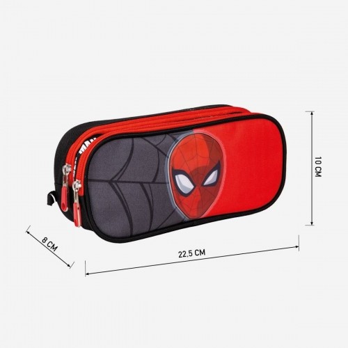 Двойной пенал Spiderman Чёрный 22,5 x 8 x 10 cm image 3