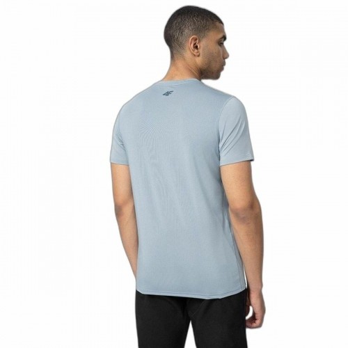 Men’s Short Sleeve T-Shirt 4F Fnk M210 Light Blue image 3