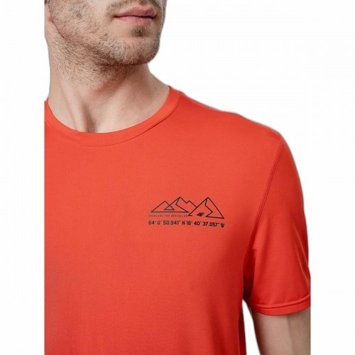 Men’s Short Sleeve T-Shirt 4F Fnk M209 Red image 3