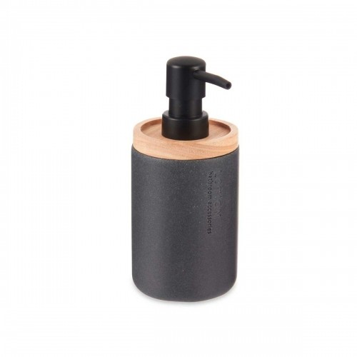 Soap Dispenser Black Wood Resin Plastic (6 Units) image 3