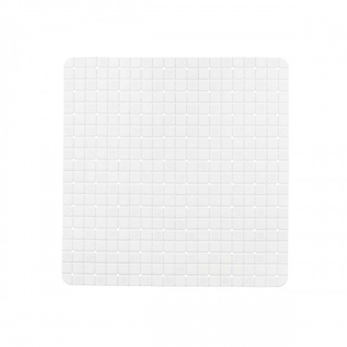 Non-slip Shower Mat Frames White PVC 50,3 x 50,3 x 0,7 cm (6 Units) image 3