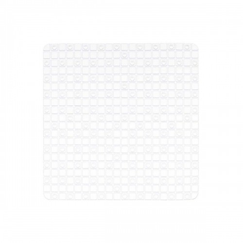 Non-slip Shower Mat Frames Transparent PVC 50,3 x 50,3 x 0,7 cm (6 Units) image 3