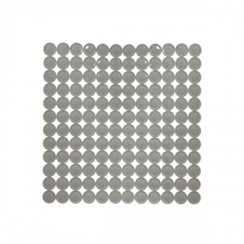 Non-slip Shower Mat Grey PVC 54 x 54 x 1 cm (6 Units) image 3