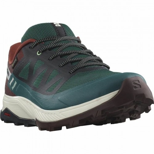 Running Shoes for Adults Salomon Outrise Burgundy Dark green GORE-TEX Moutain image 3