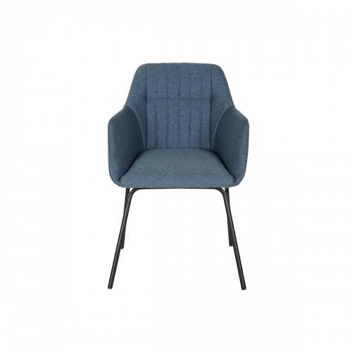 Chair DKD Home Decor Blue Black 59,5 x 60,5 x 78 cm image 3