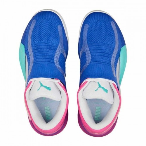 Basketball Shoes for Adults Puma Rise Pink Blue image 3