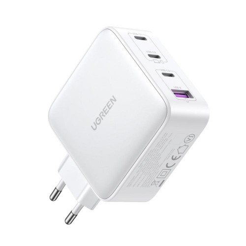 Fast charger GaN 3xUSB C | USB 100W PPS Ugreen CD226 - white image 3