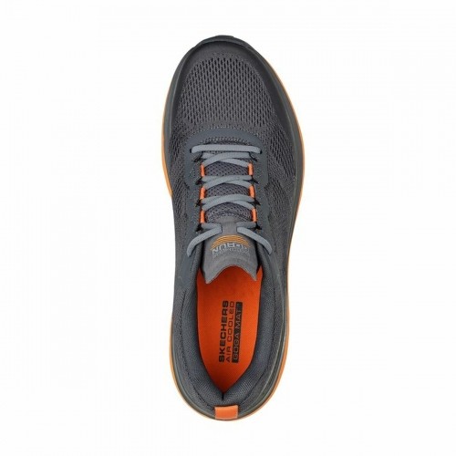 Мужские спортивные кроссовки Skechers Max Cushioning Delta Серый Оранжевый image 3