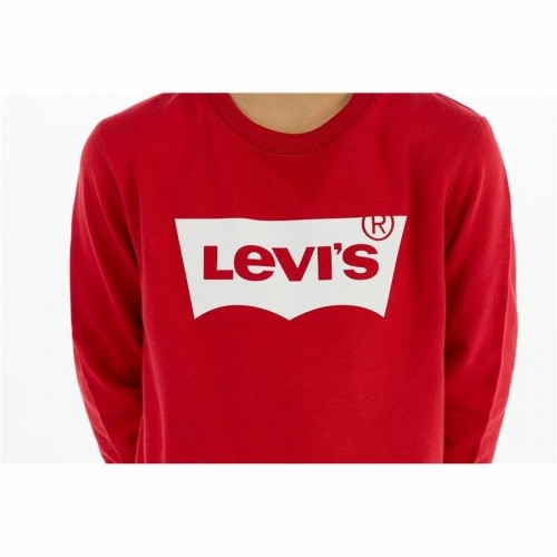 Bērnu Sporta Krekls bez Kapuča Levi's Batwing Crewneck  Sarkans image 3