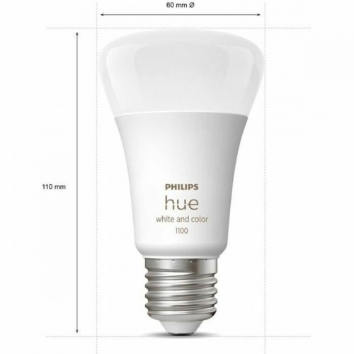 Smart Light bulb Philips Kit de inicio: 3 bombillas inteligentes E27 (1100) 9 W E27 6500 K 806 lm image 3