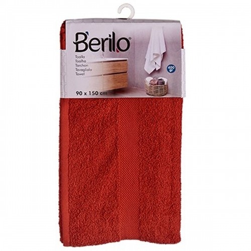 Bath towel 90 x 150 cm Terracotta colour (3 Units) image 3