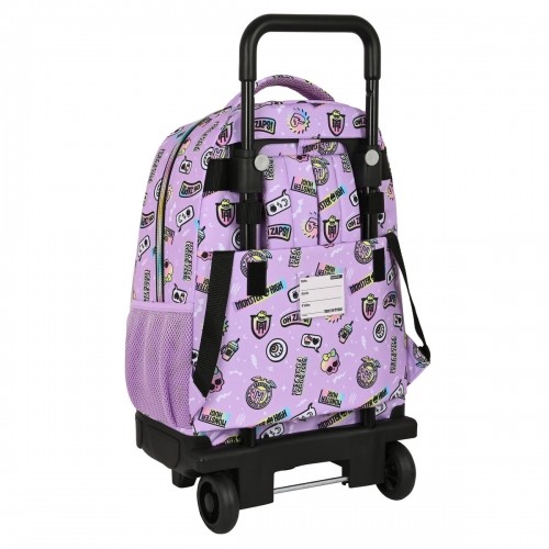 Школьный рюкзак с колесиками Monster High Best boos Лиловый 33 X 45 X 22 cm image 3