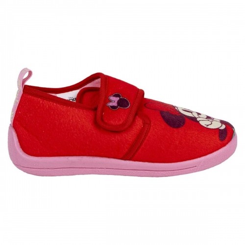 Mājas čībām Minnie Mouse Velcro Sarkans image 3