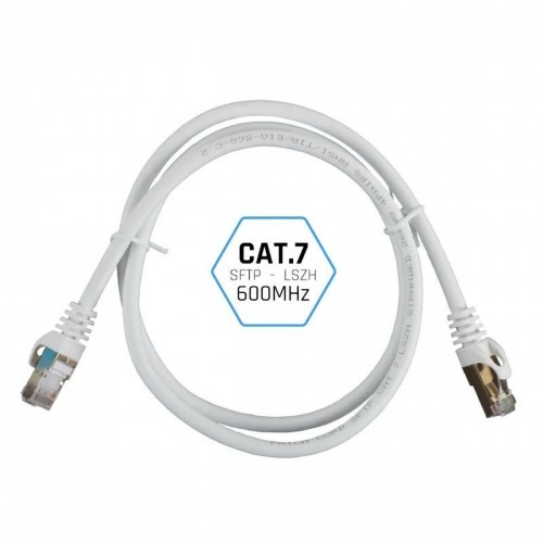 FTP Category 7 Rigid Network Cable iggual IGG318621 White 10 m image 3