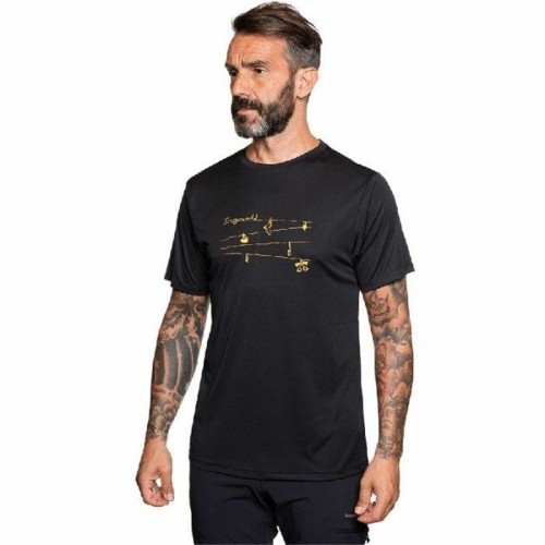 Men’s Short Sleeve T-Shirt Trangoworld Loiba Black image 3