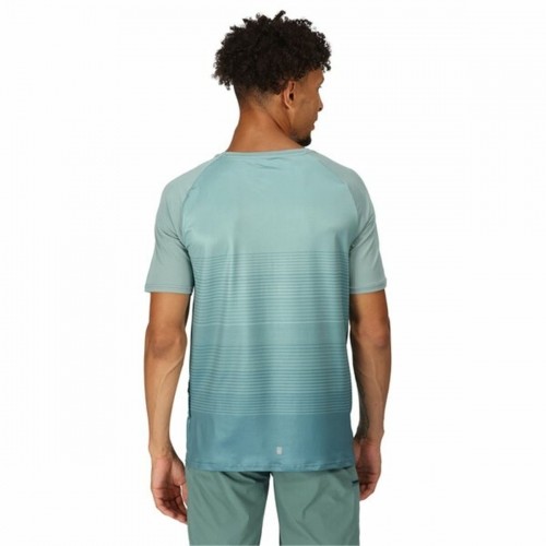 Men’s Short Sleeve T-Shirt Regatta Pinmor Aquamarine image 3