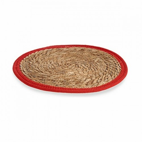 Table Mat Natural Red 35 x 1 x 35 cm (48 Units) image 3