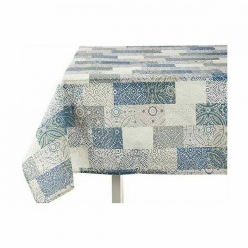 Tablecloth Thin canvas Anti-stain Tile 140 x 180 cm Blue (6 Units) image 3