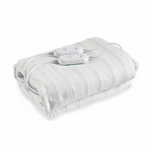 Electric Blanket White Polyester 140 x 1 x 160 cm (6 Units) image 3