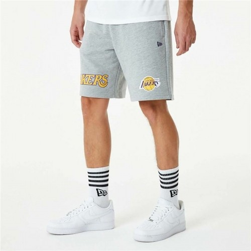 Спортивные шорты New Era LA Lakers Серый Мужской image 3