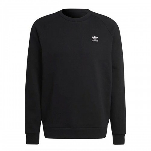 Men’s Sweatshirt without Hood Adidas ESSENTIAL CREW IA4828 Black image 3