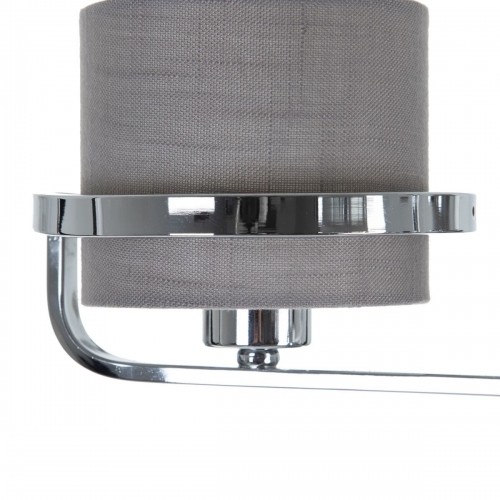 Ceiling Light Grey Silver Linen Metal Iron 220-240 V 52 x 50 x 44,5 cm image 3