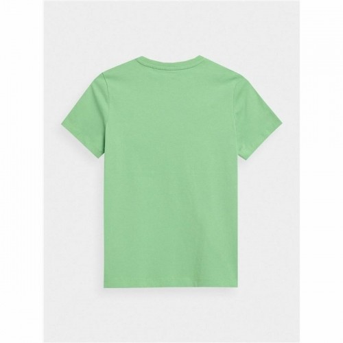 Children’s Short Sleeve T-Shirt 4F M294  Canary Green image 3
