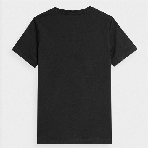 Children’s Short Sleeve T-Shirt 4F M294 Deep Black image 3