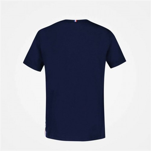 Children’s Short Sleeve T-Shirt Le coq sportif N°1 Tricolore Blue image 3