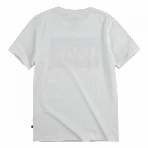 Bērnu Krekls ar Īsām Piedurknēm Levi's Sportswear Logo Balts image 3