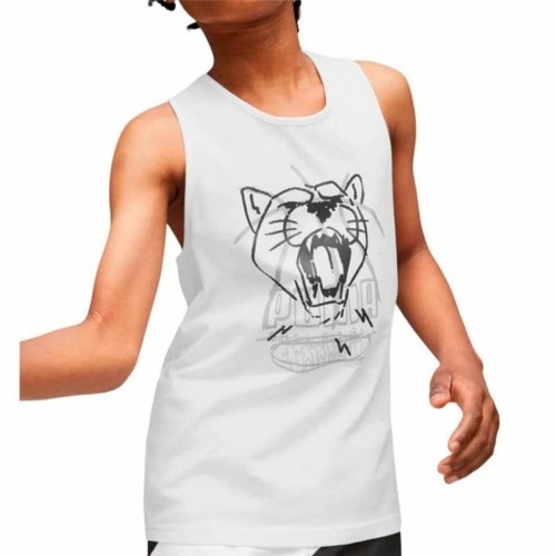 Баскетбольная футболка Puma Tank B Белый image 3