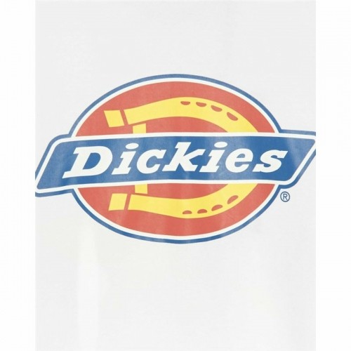 Short Sleeve T-Shirt Dickies Icon Logo White Unisex image 3